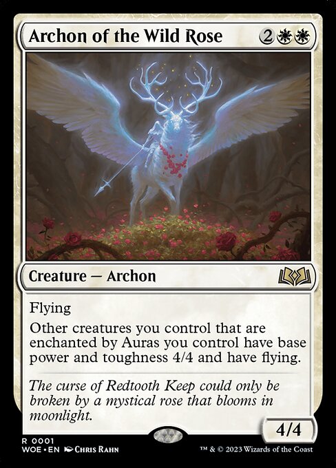 Archon of the Wild Rose - Wilds of Eldraine - R - 1