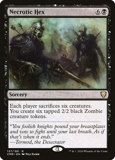 Necrotic Hex - Commander Legends - R - 137