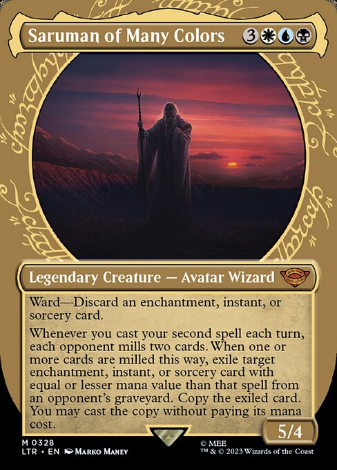 Saruman of Many Colors (Showcase) - Universes Beyond: The Lord of the Rings: Tales of Middle-earth - M - 328