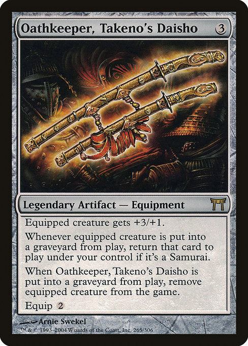 Oathkeeper, Takeno's Daisho - Champions of Kamigawa - R - 265