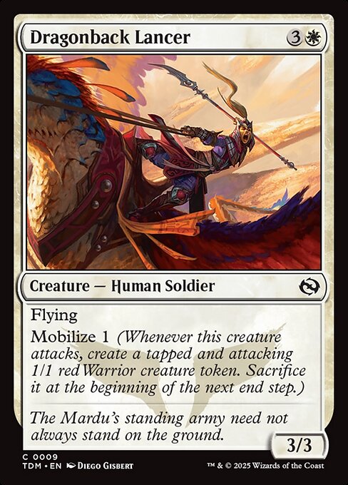 Dragonback Lancer - Tarkir: Dragonstorm - C - 9