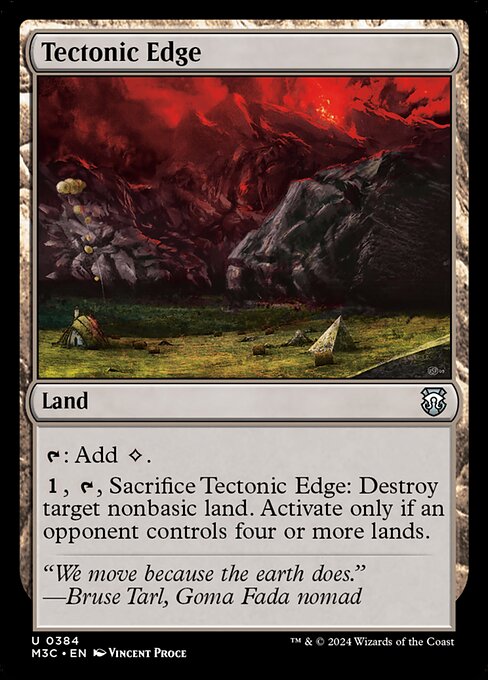 Tectonic Edge - Commander: Modern Horizons 3 - U - 384