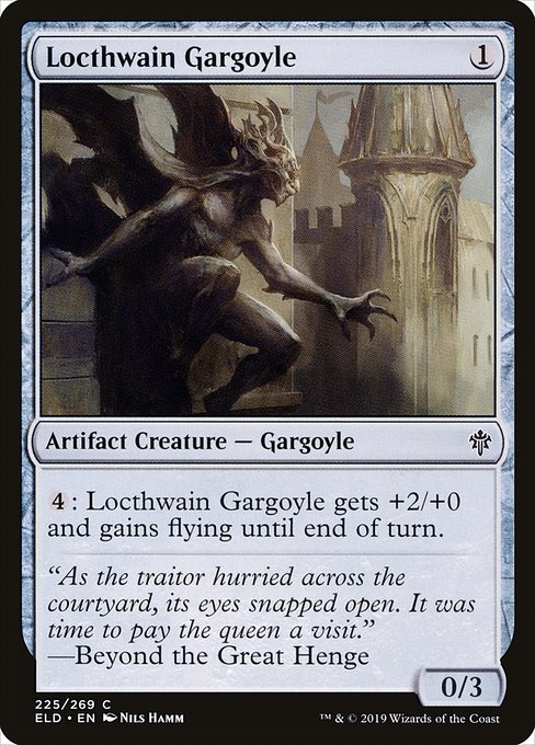 Locthwain Gargoyle - Throne of Eldraine - C - 225