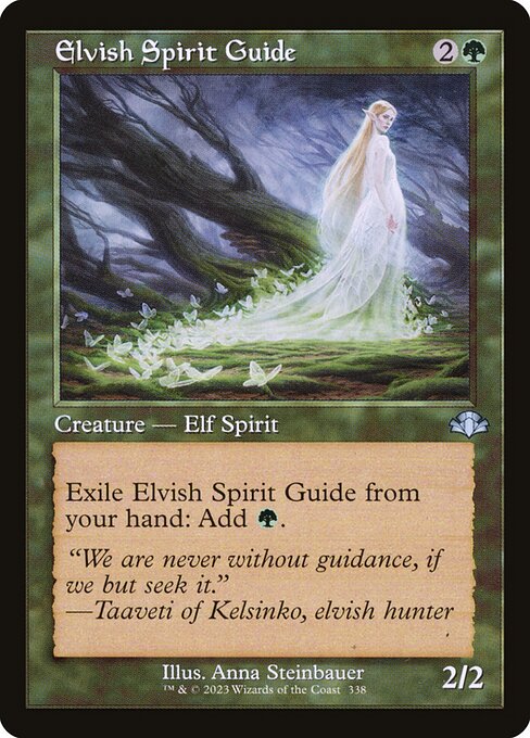 Elvish Spirit Guide (Retro Frame) - Dominaria Remastered - U - 338
