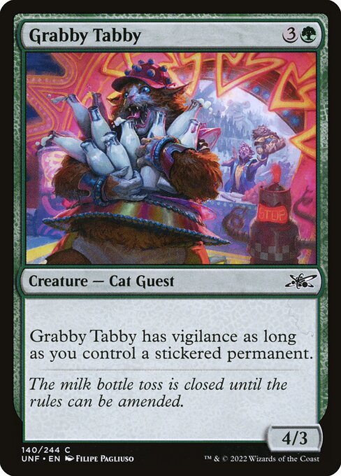 Grabby Tabby - Unfinity - C - 140