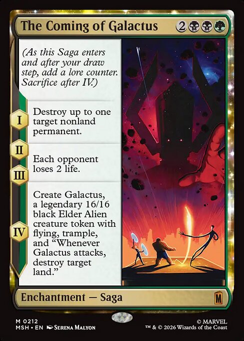The Coming of Galactus - Marvel Super Heroes - M - 212