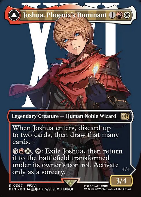 Joshua, Phoenix's Dominant (Borderless) - FINAL FANTASY - R - 397
