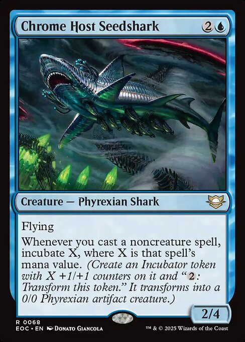 Chrome Host Seedshark - Commander: Edge of Eternities - R - 68
