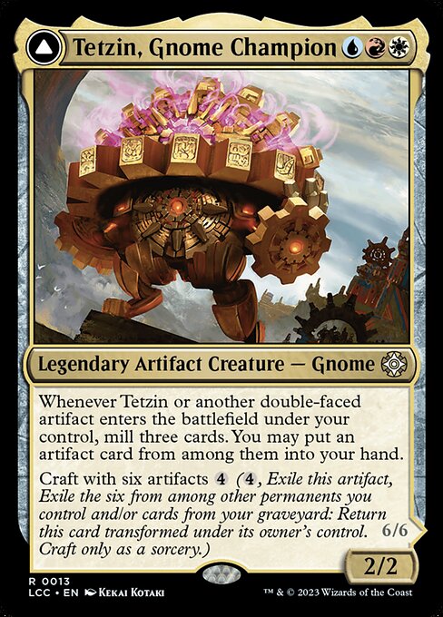 Tetzin, Gnome Champion - Commander: The Lost Caverns of Ixalan - R - 13