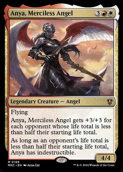 Anya, Merciless Angel - Commander: Murders at Karlov Manor - M - 199