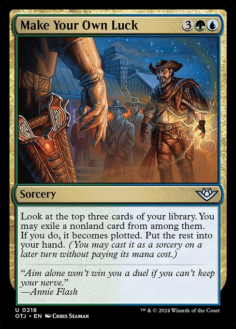 Make Your Own Luck - Outlaws of Thunder Junction - U - 218