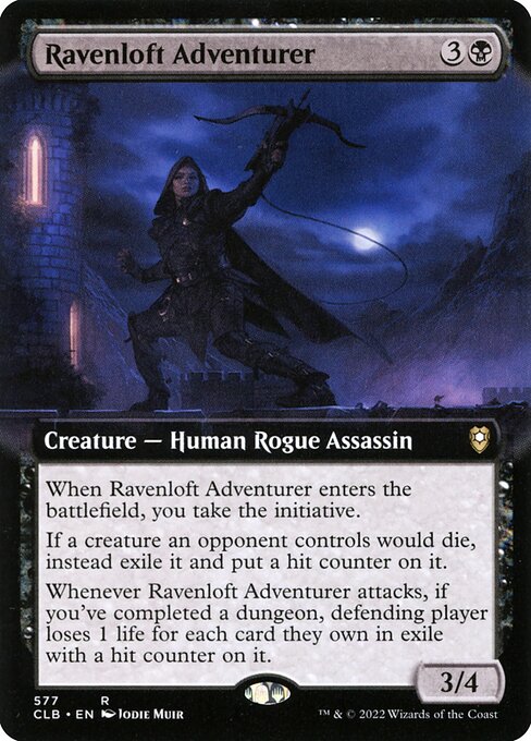 Ravenloft Adventurer (Extended Art) - Commander Legends: Battle for Baldur's Gate - R - 577