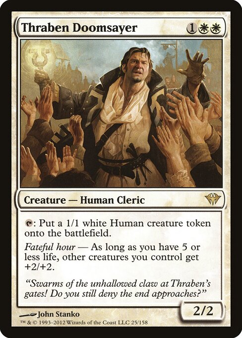 Thraben Doomsayer - Dark Ascension - R - 25