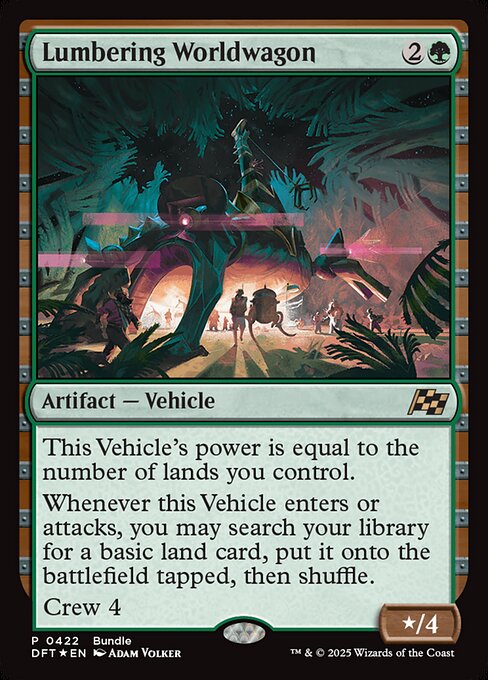 Lumbering Worldwagon (DFT Bundle) - Unique and Miscellaneous Promos - P - 422