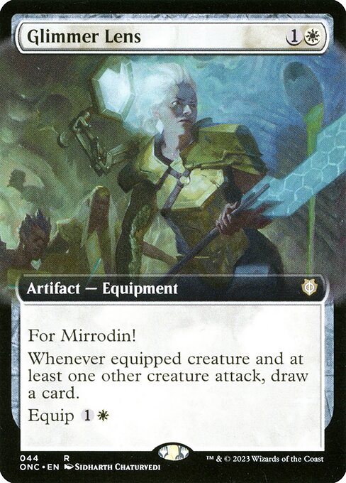 Glimmer Lens (Extended Art) - Commander: Phyrexia: All Will Be One - R - 44