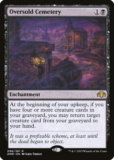 Oversold Cemetery - Dominaria Remastered - R - 96