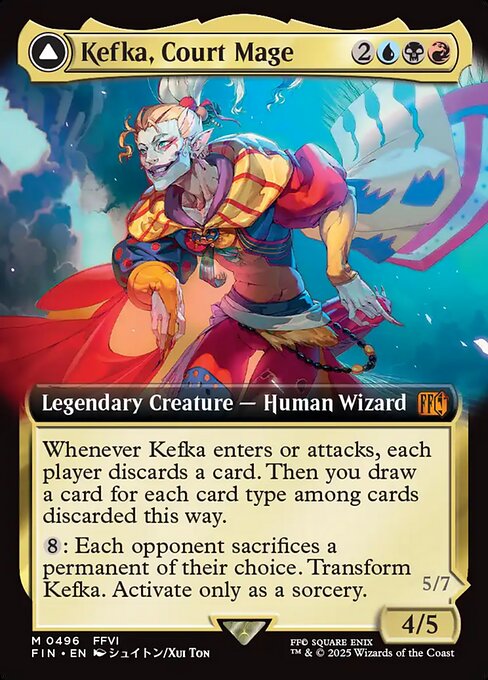 Kefka, Court Mage (Extended Art) - FINAL FANTASY - M - 496