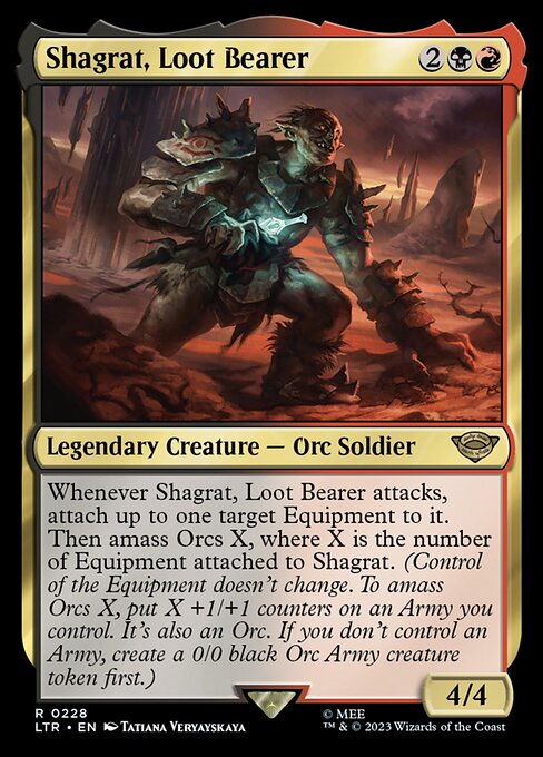 Shagrat, Loot Bearer - Universes Beyond: The Lord of the Rings: Tales of Middle-earth - R - 228