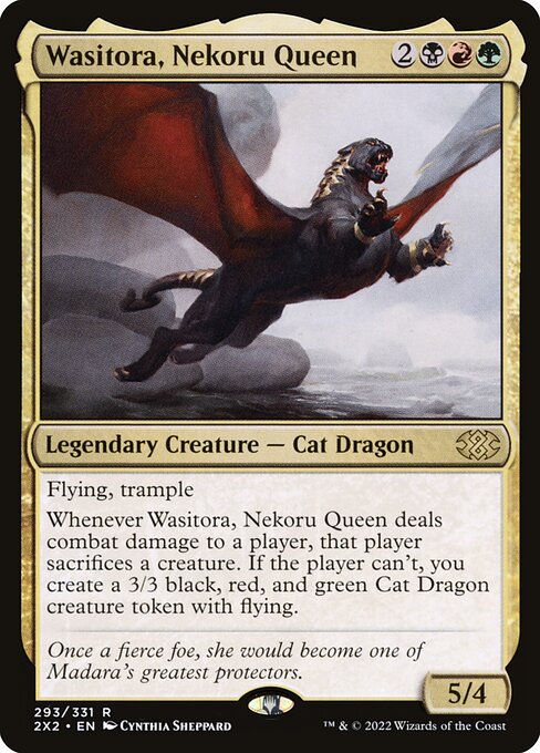 Wasitora, Nekoru Queen - Double Masters 2022 - R - 293