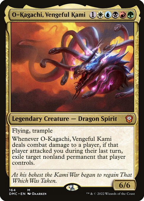 O-Kagachi, Vengeful Kami - Commander: Dominaria United - M - 164