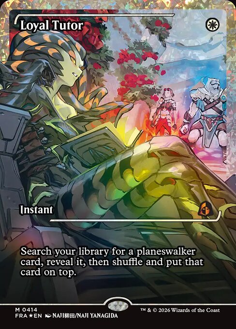 Loyal Tutor (Showcase) (Fracture Foil) - Reality Fracture - M - 414
