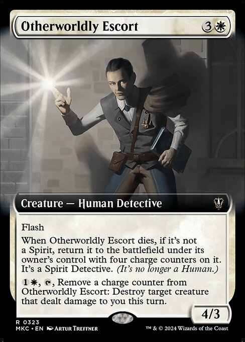 Otherworldly Escort (Extended Art) - Commander: Murders at Karlov Manor - R - 323