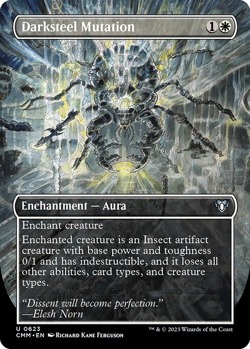 Darksteel Mutation (Borderless) - Commander Masters - U - 623