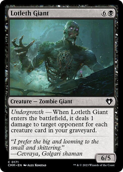 Lotleth Giant - Commander Masters - C - 171