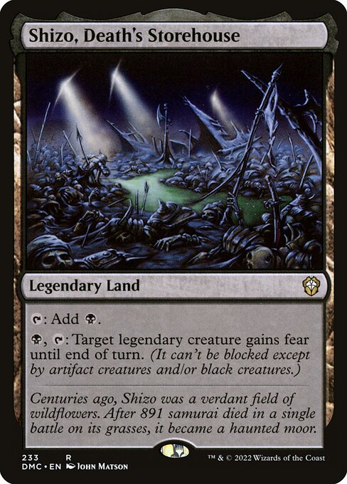 Shizo, Death's Storehouse - Commander: Dominaria United - R - 233