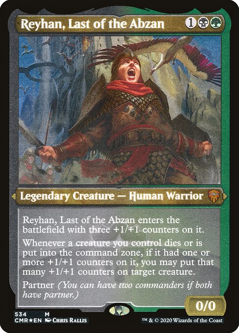 Reyhan, Last of the Abzan (Foil Etched) - Commander Legends - M - 534