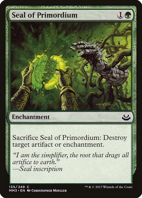 Seal of Primordium - Modern Masters 2017 - C - 135
