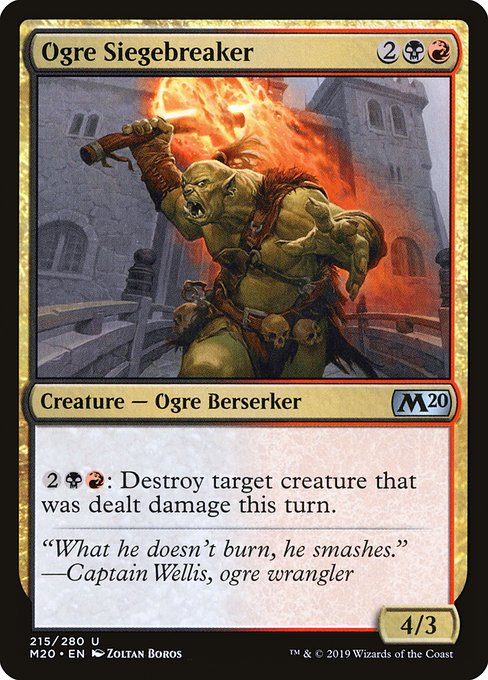 Ogre Siegebreaker - Core Set 2020 - U - 215
