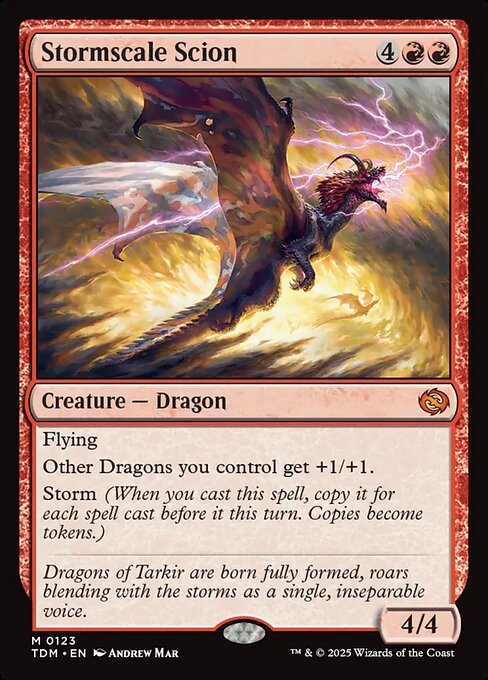 Stormscale Scion - Promo Pack: Tarkir: Dragonstorm - M - 123