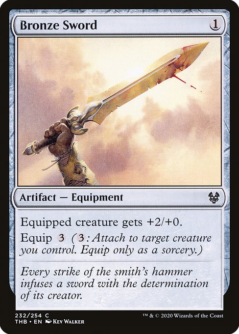 Bronze Sword - Theros Beyond Death - C - 232
