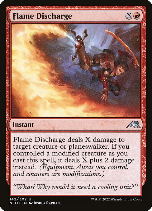 Flame Discharge - Kamigawa: Neon Dynasty - U - 142
