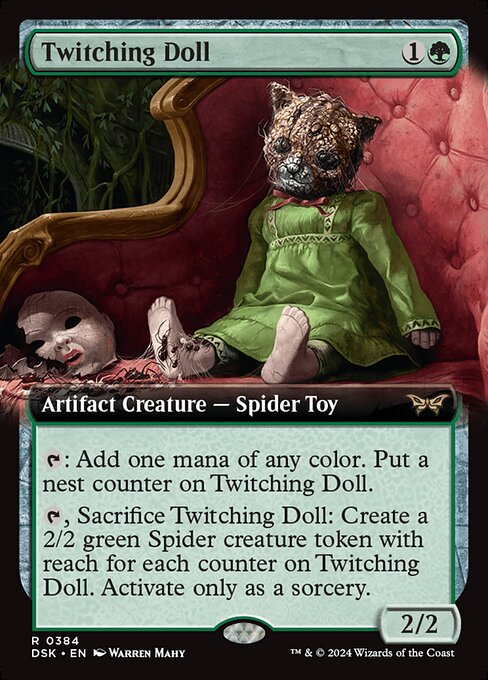 Twitching Doll (Extended Art) - Duskmourn: House of Horror - R - 384