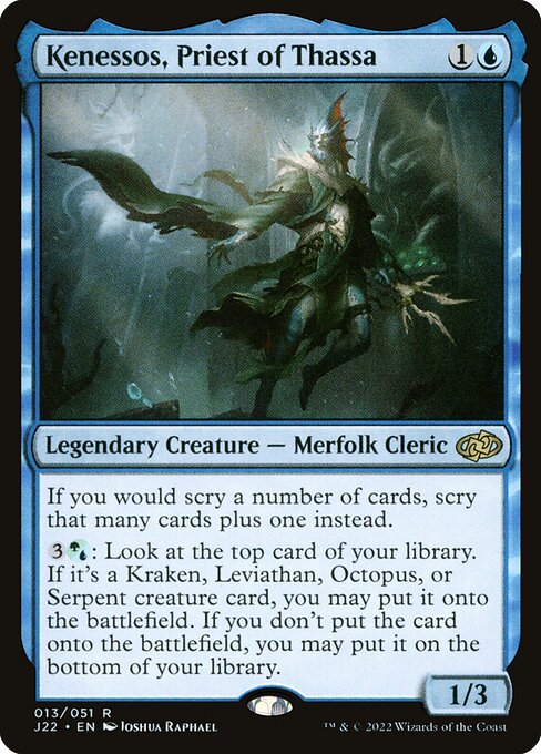 Kenessos, Priest of Thassa - Jumpstart 2022 - R - 13