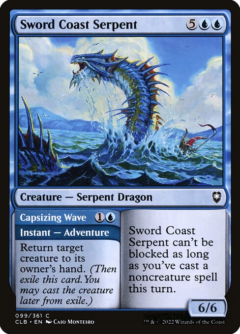 Sword Coast Serpent - Commander Legends: Battle for Baldur's Gate - C - 99