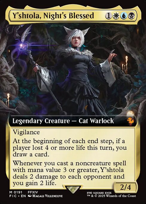Y'shtola, Night's Blessed (Extended Art) - Commander: FINAL FANTASY - M - 191