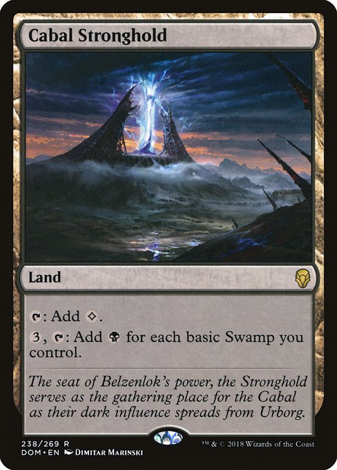 Cabal Stronghold - Dominaria - R - 238