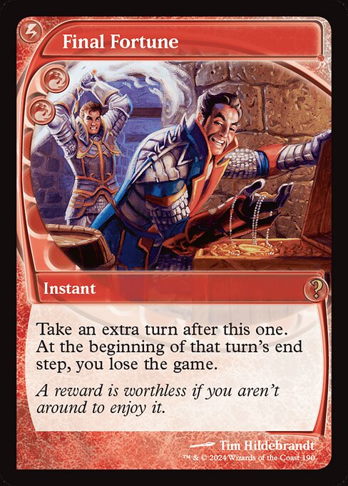 Final Fortune (Future Sight) - Mystery Booster 2 - R - 190