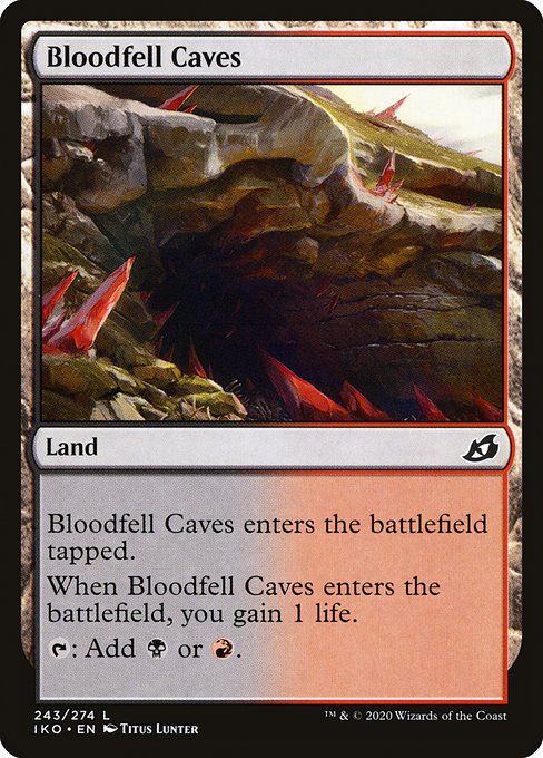 Bloodfell Caves - Ikoria: Lair of Behemoths - L - 243