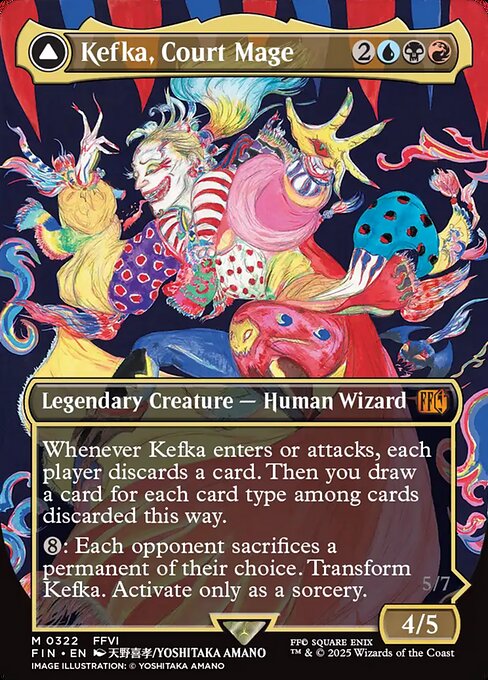 Kefka, Court Mage (0322) (Borderless) - FINAL FANTASY - M - 322
