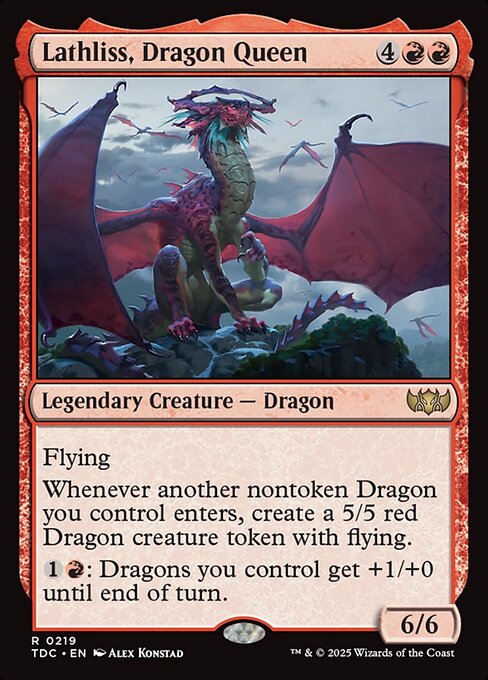 Lathliss, Dragon Queen - Commander: Tarkir: Dragonstorm - R - 219