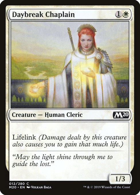 Daybreak Chaplain - Core Set 2020 - C - 12