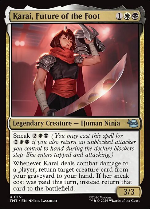 Karai, Future of the Foot - Teenage Mutant Ninja Turtles - U - 151