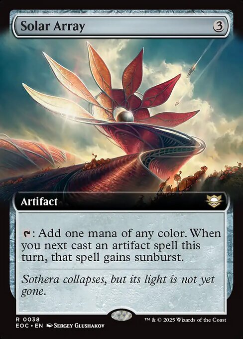 Solar Array (Extended Art) - Commander: Edge of Eternities - R - 38