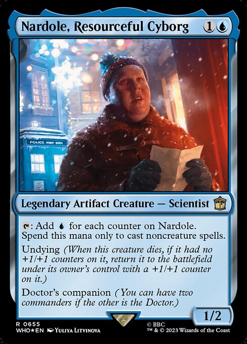 Nardole, Resourceful Cyborg (Surge Foil) - Universes Beyond: Doctor Who - R - 655