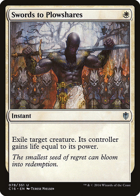 Swords to Plowshares - Commander 2016 - U - 78