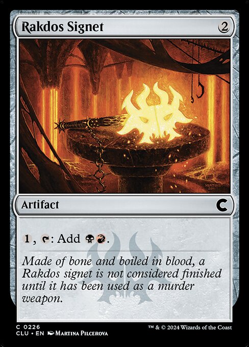 Rakdos Signet - Ravnica: Clue Edition - C - 226